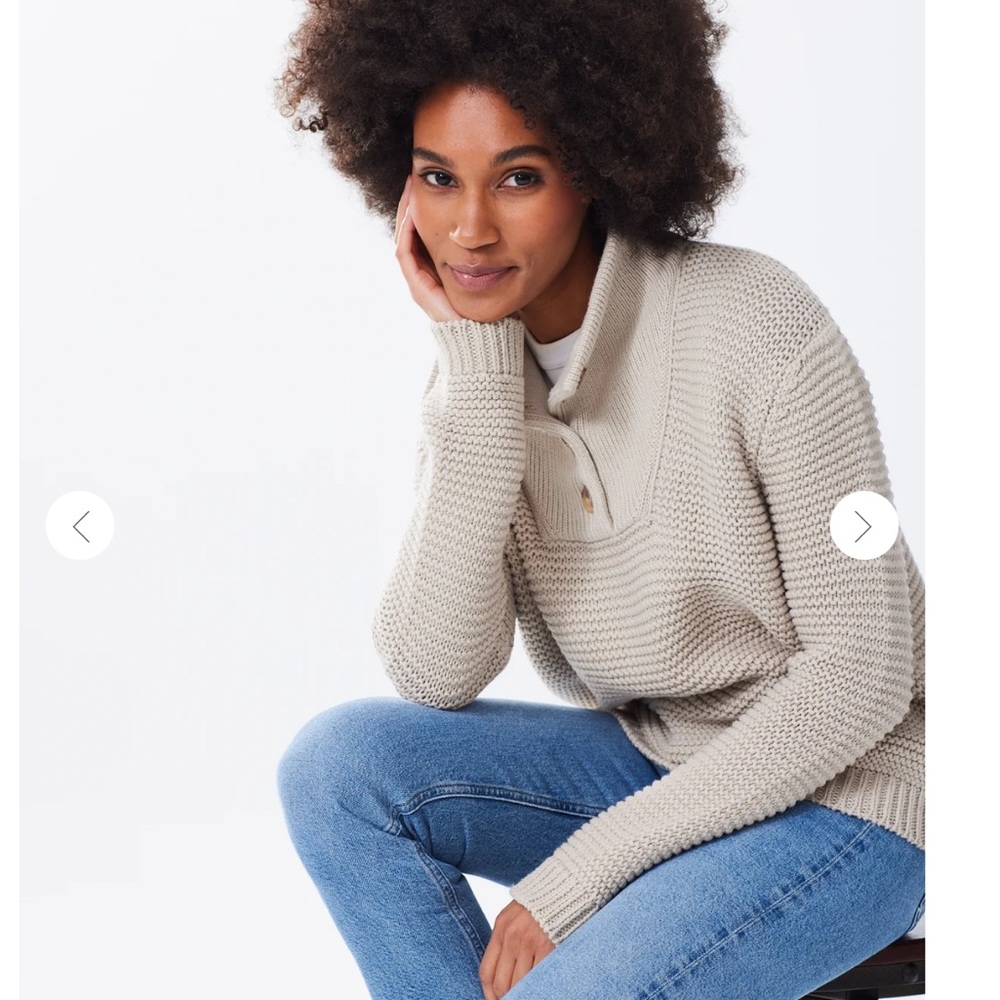 Alice Walk Cotton Weekender Oatmeal // size small